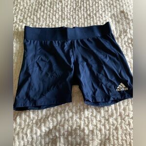 Adidas Women's Dark Blue Athletic Shorts